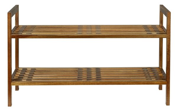 Stojan na boty z masivu akácie v přírodní barvě 69x40,5x27 cm Fondi – Wenko