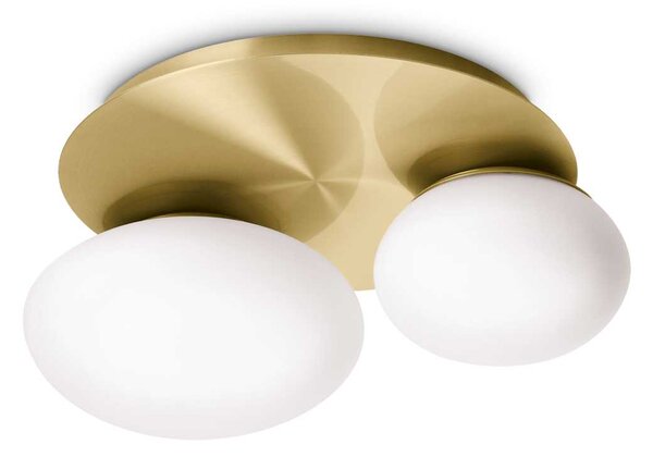 Ideal Lux Stropní svítidlo NINFEA PL2 Barva: Mosaz