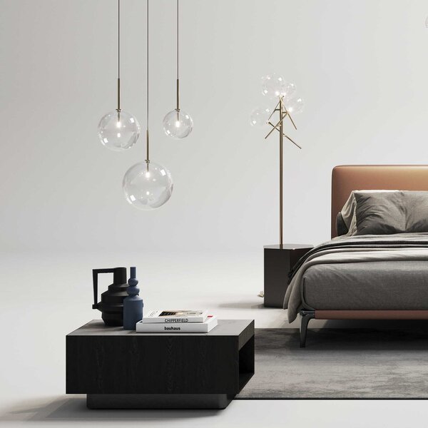 Ideal Lux Závěsné svítidlo EQUINOXE SP1, 15 cm Barva: Chrom