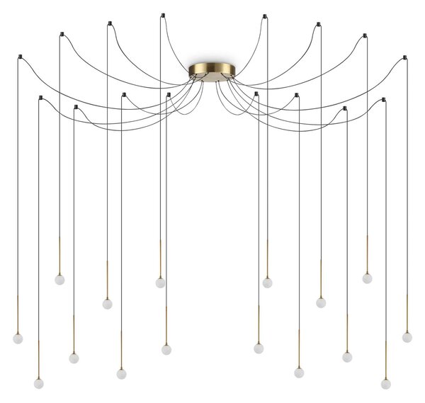 Ideal Lux LED závěsné svítidlo LUCCIOLA SP16 Barva: Černá