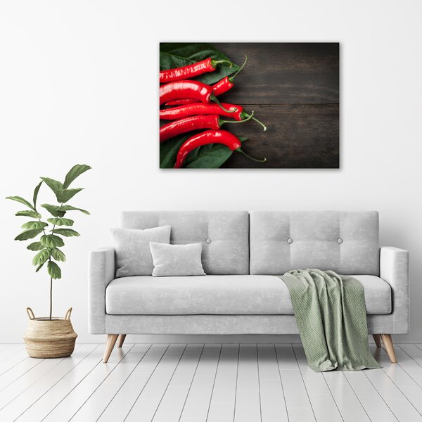 Foto obraz na plátně do obýváku Chilli papričky oc-68584062