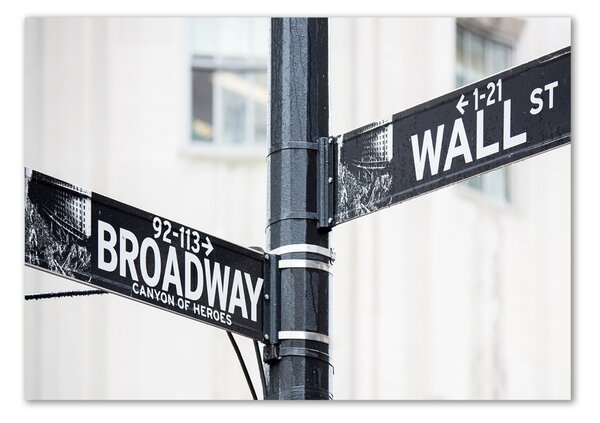 Foto obraz fotografie na skle Wall Street značka osh-69248312