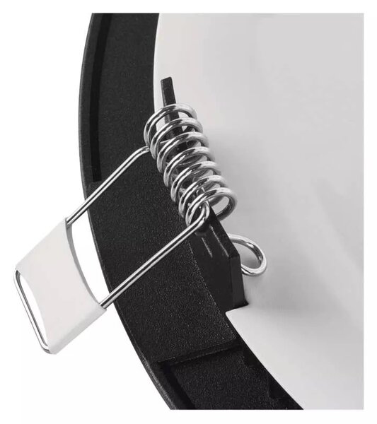 Emos lighting LED zápustný panel NEXXO ø22,5cm, 18W, CCT, kulatý, černý/stříbrný Barva: Černá