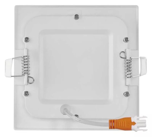 Emos lighting LED zápustný panel NEXXO, 12cm, 7W, čtvercový, bílý Barva: Bílá, Teplota světla: 3000K - teplá bílá