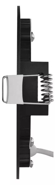 Emos lighting LED zápustný panel NEXXO ø12cm, 7W, CCT, černý/stříbrný Barva: Černá
