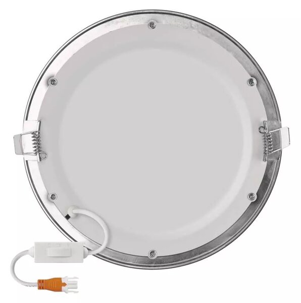 Emos lighting LED zápustný panel NEXXO ø22,5cm, 18W, CCT, kulatý, černý/stříbrný Barva: Černá