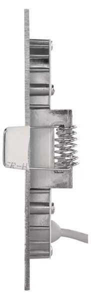 Emos lighting LED zápustný panel NEXXO, 12cm, 7W, CCT, čtvercový, černý/stříbrný Barva: Černá