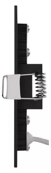 Emos lighting LED zápustný panel NEXXO, 12cm, 7W, CCT, čtvercový, černý/stříbrný Barva: Černá