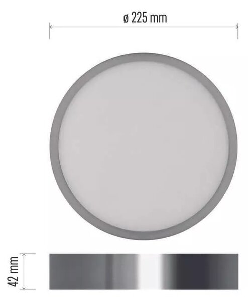 Emos lighting LED přisazený panel NEXXO ø22,5cm, 21W, CCT, kulatý Barva: Bílá