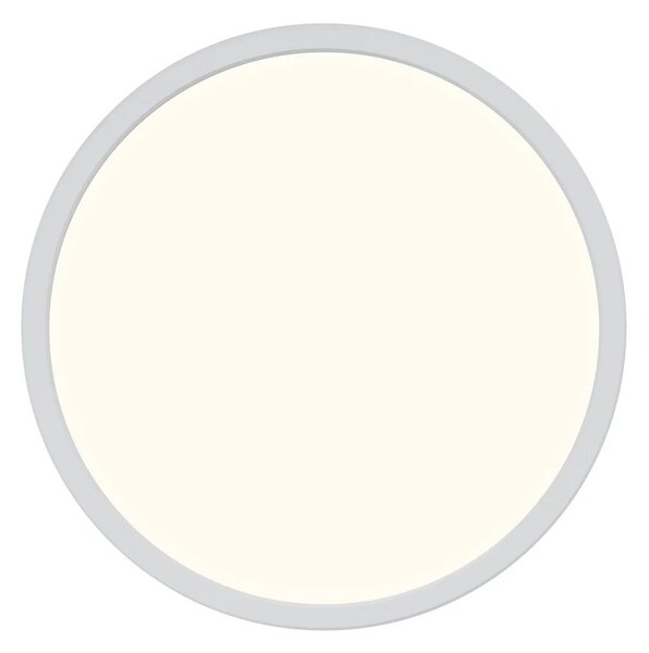 Stropní svítidlo Nordlux Oja ⌀29,4cm, CCT switch 3000K/4000K, IP54 Barva: Bílá