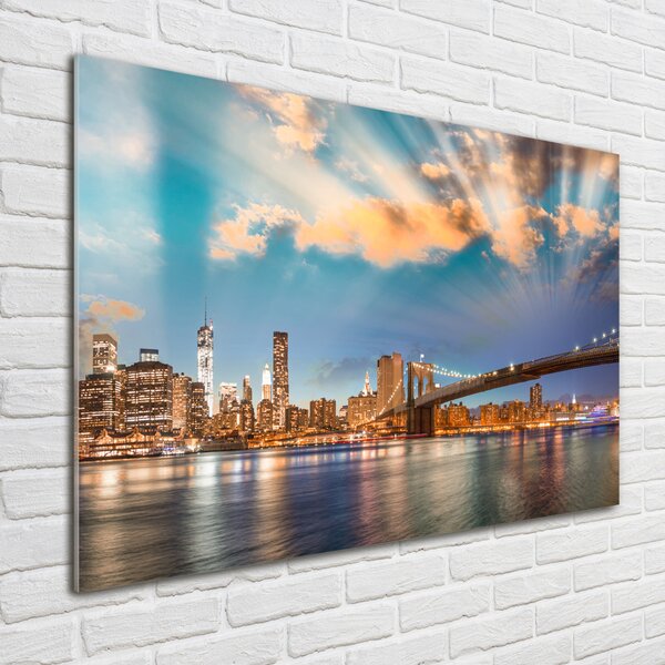 Foto obraz fotografie na skle Brooklynský most osh-70496759