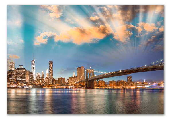 Foto obraz fotografie na skle Brooklynský most osh-70496759