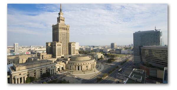 Fotoobraz skleněný na stěnu do obýváku Palák Kultury Varšava osh-70660154