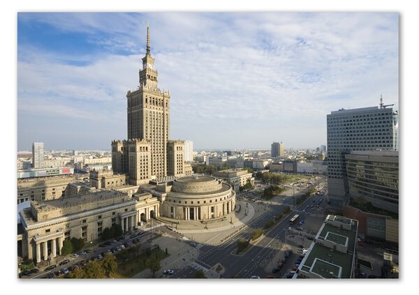 Fotoobraz skleněný na stěnu do obýváku Palák Kultury Varšava osh-70660154