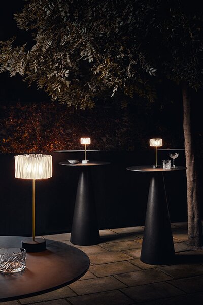 Slamp Stolní LED lampa ACCORDÉON BATTERY Barva: Černá