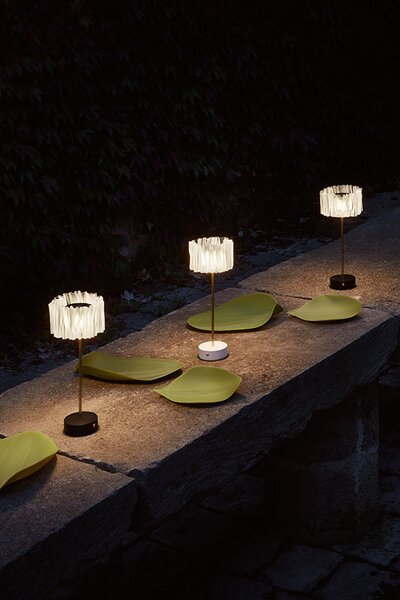 Slamp Stolní LED lampa ACCORDÉON BATTERY Barva: Černá