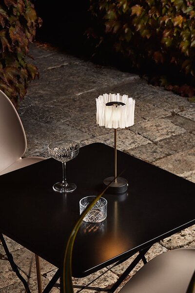 Slamp Stolní LED lampa ACCORDÉON BATTERY Barva: Černá