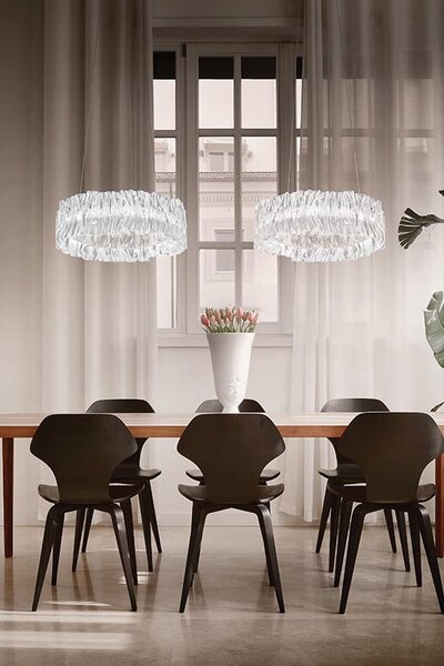 Slamp Závěsné LED svítidlo ACCORDÉON, ø 57cm, 2700K Barva: Bílá