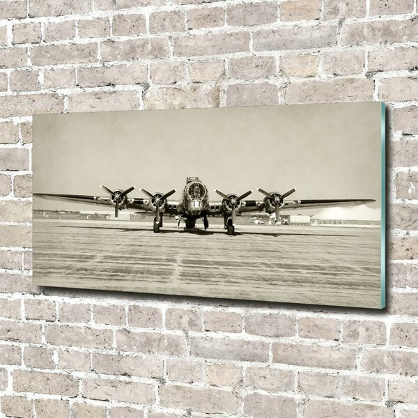 Foto-obraz fotografie na skle Starý bombardér osh-70974591