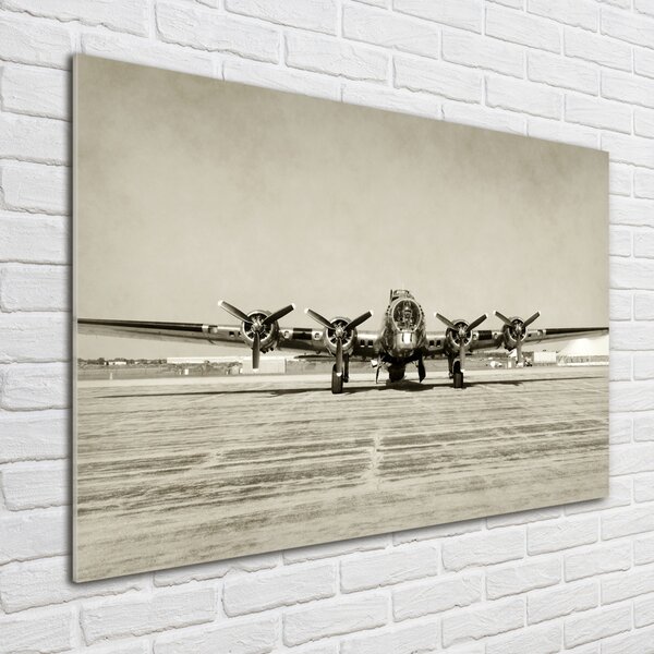 Foto-obraz fotografie na skle Starý bombardér osh-70974591