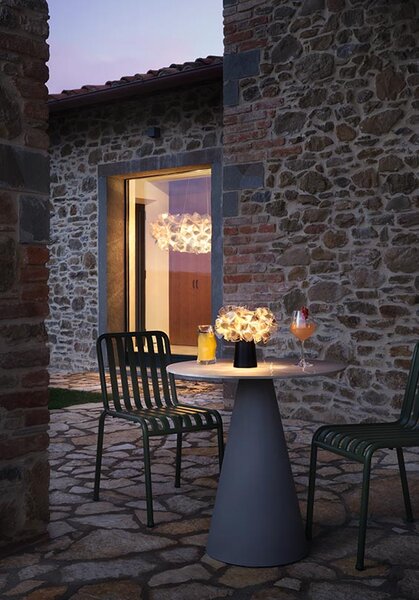 Slamp Stolní LED lampa CLIZIA BATTERY - MAMA NON MAMA Barva: Zlatá, Barva podstavce: černá