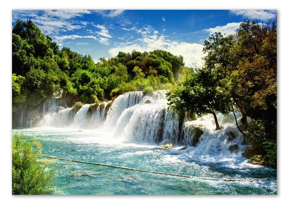 Fotoobraz na skle Vodopád Krka osh-71335224