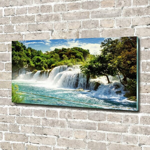Fotoobraz na skle Vodopád Krka osh-71335224