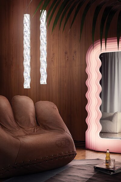 Slamp Závěsné LED svítidlo HUGO VERTICAL, UGR