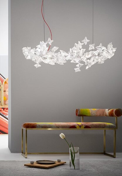Slamp Závěsné svítidlo HANAMI LARGE Barva kabelu: červená
