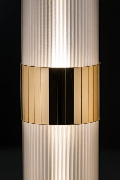 Slamp Stojací lampa LA LOLLO PRISMA stříbrná/zlatá Barva: Stříbrná