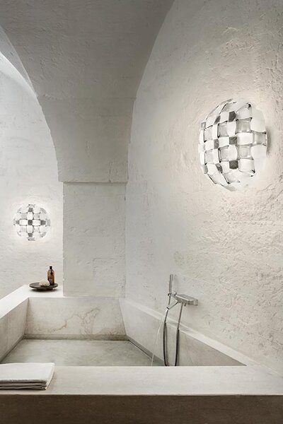 Slamp Stropní/nástěnné svítidlo MIDA MEDIUM Barva: platinová