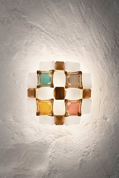 Slamp Stropní/nástěnné svítidlo MIDA APPLIQUE Barva: platinová