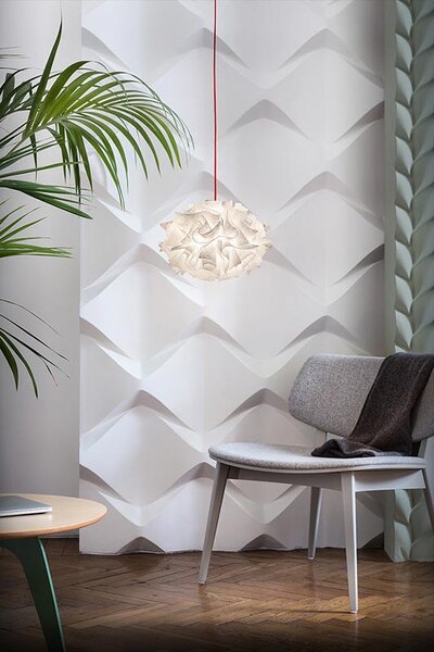 Slamp Závěsné svítidlo VELI MINI SINGLE Barva kabelu: červená, Barva svítidla: couture