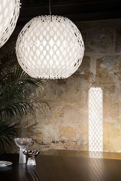 Slamp Stojací LED lampa CHARLOTTE - WHITE