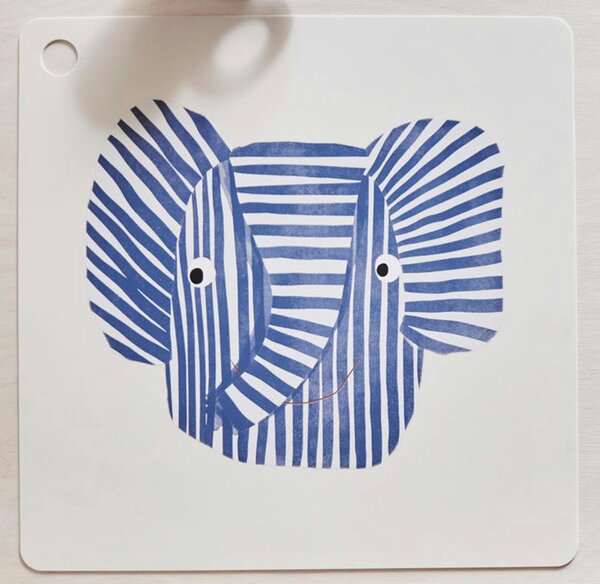 OYOY Silikonové prostírání Erik Elephant OY338