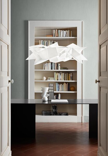 SLAMP CRDSM00WHT06T00000EU Cordoba, rozměrné závěsné svítidlo, 130W LED 2700K stmívatelné, délka 104cm