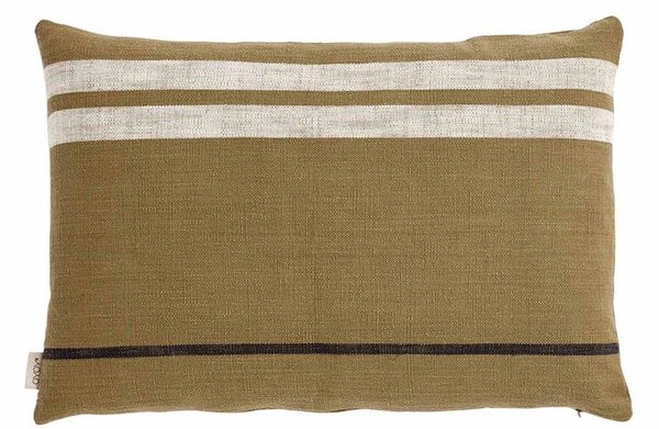OYOY Bavlněný povlak na polštář Sofuto Long - Khaki OY337