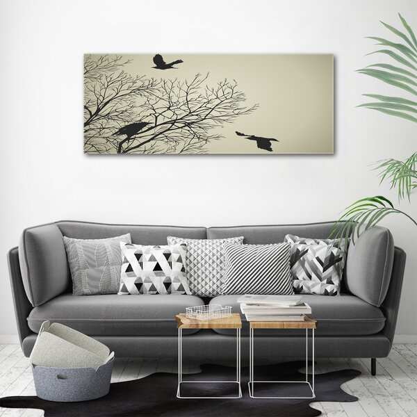 Moderní fotoobraz canvas na rámu Vrány na stromě oc-72229851