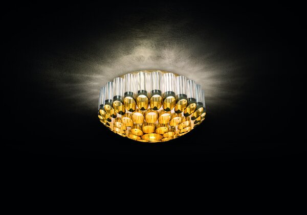 Slamp Stropní/nástěnné svítidlo ODEON 65 – GOLD