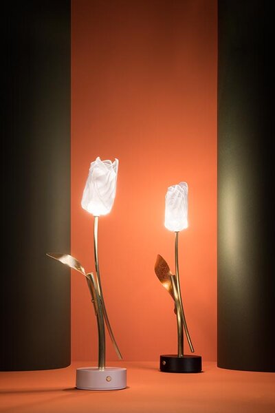 Slamp Stolní lampa TULIP BATTERY Barva podstavce: bílá