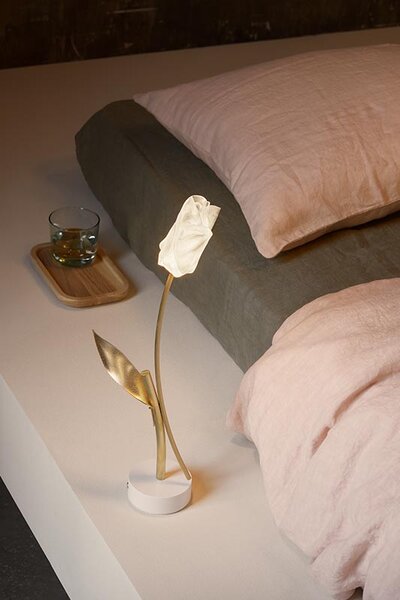 Slamp Stolní lampa TULIP BATTERY Barva podstavce: bílá