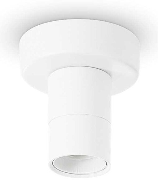 Ideal Lux Stropní svítidlo SET UP, 45cm Barva stínidla: šedá, Montura: bílá