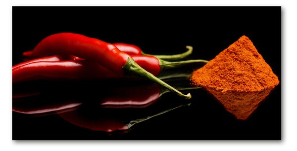 Fotoobraz na skle Chilli a cayenne osh-72959251