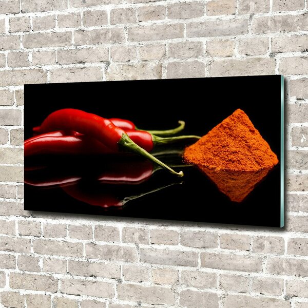 Fotoobraz na skle Chilli a cayenne osh-72959251
