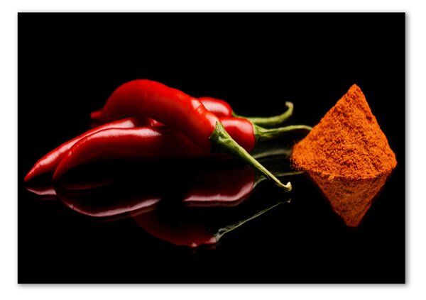 Fotoobraz na skle Chilli a cayenne osh-72959251