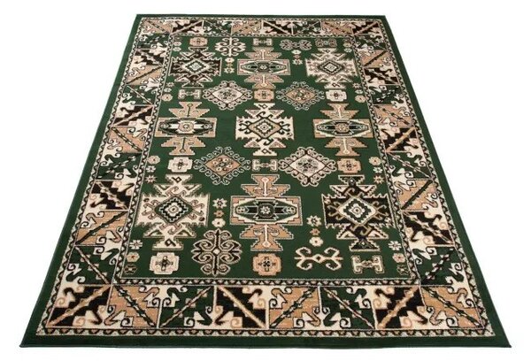 Makro Abra Klasický kusový koberec EUFRAT C645A zelený Rozměr: 70x140 cm