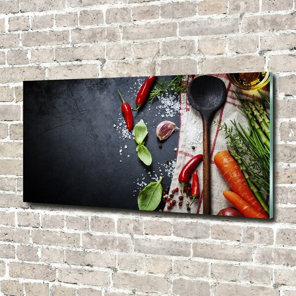 Foto obraz sklo tvrzené Ingredience osh-73254756