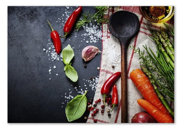 Foto obraz sklo tvrzené Ingredience osh-73254756
