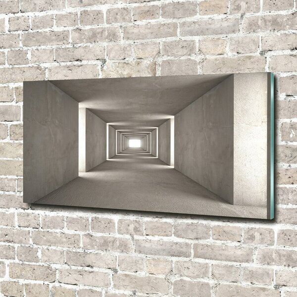 Foto obraz skleněný horizontální Betonový tunel osh-73368575