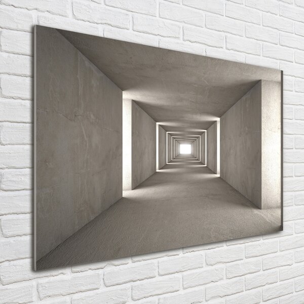 Foto obraz skleněný horizontální Betonový tunel osh-73368575